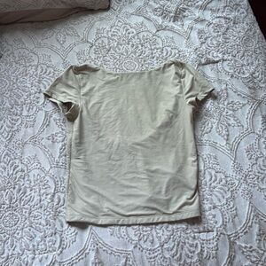 Wild Fable Light Tan Short Sleeve Tee